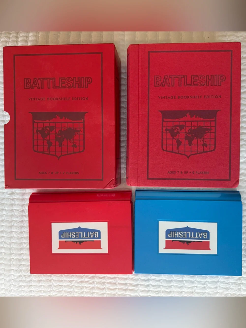 Battleship Vintage Bookshelf Edition Board Game New Never Used